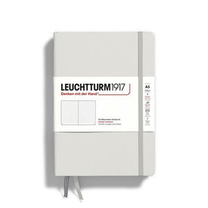 Leuchtturm1917 Notebook - Dotted, A5, Light Grey