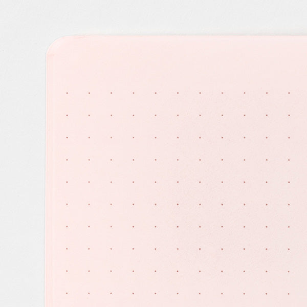 Midori Midori MD Colour Notebook - A5, Pink, Dot Grid