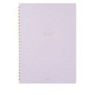Midori Midori MD Colour Ring Notebook - A5, Purple, Dot Grid