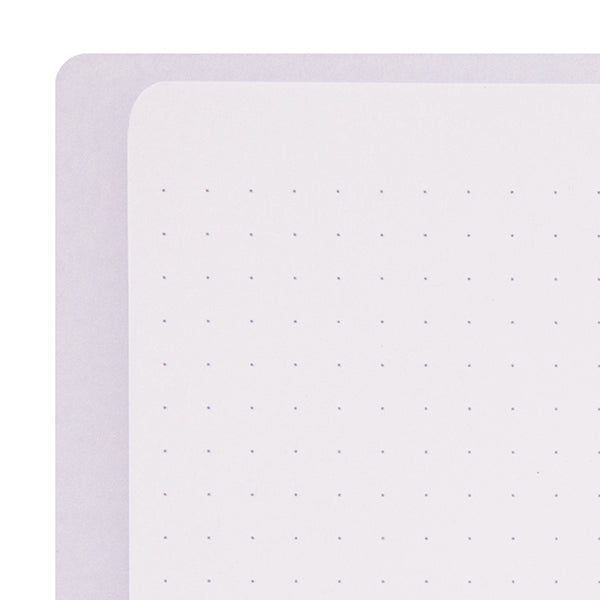 Midori Midori MD Colour Ring Notebook - A5, Purple, Dot Grid