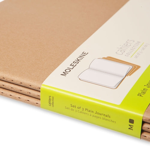 Moleskine Moleskine Cahier Notebook - Plain, Extra Large, Kraft