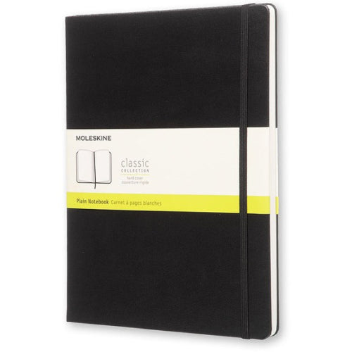 Moleskine Moleskine Hard Cover Notebook - Plain, Extra Large, Black