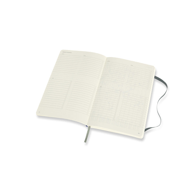 Moleskine Moleskine Professional Soft Cover Notebook - Ruled, Large, Forest Green