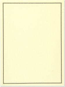 Peter Pauper Press Letter Set - Black/Cream