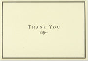 Peter Pauper Press Thank You Card Set - Black & Cream