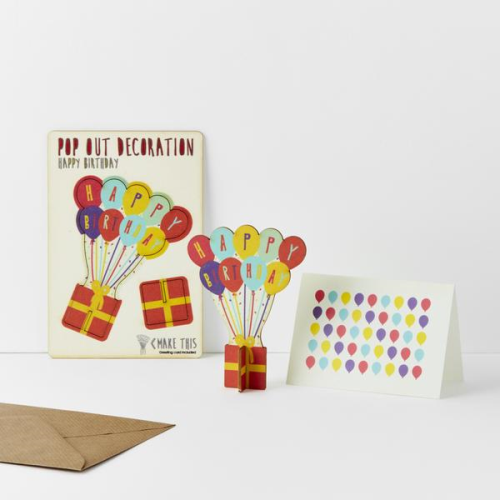 The Pop Out Card Co Pop Out Card - Happy Birthday Balloons