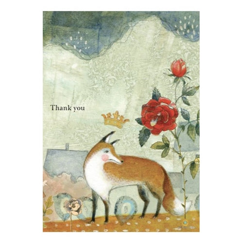Sacredbee Thank You Card - Fox Thank You