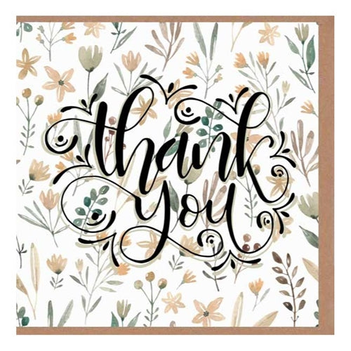 Paper Street Thank You Card - Floral Thank You