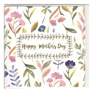 Paper Street Mother's Day Card - Pink & Blue Florals