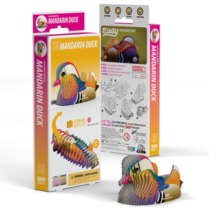 Eugy 3D Paper Model - Mandarin Duck