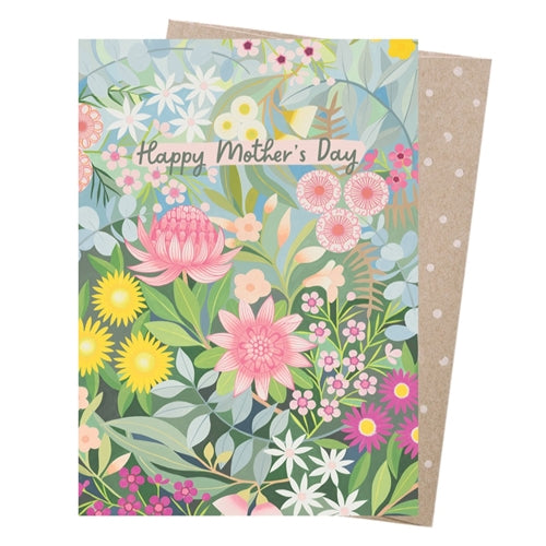 Earth Greetings Card - Claire Ishino, Mothers Day Bush Bouquet