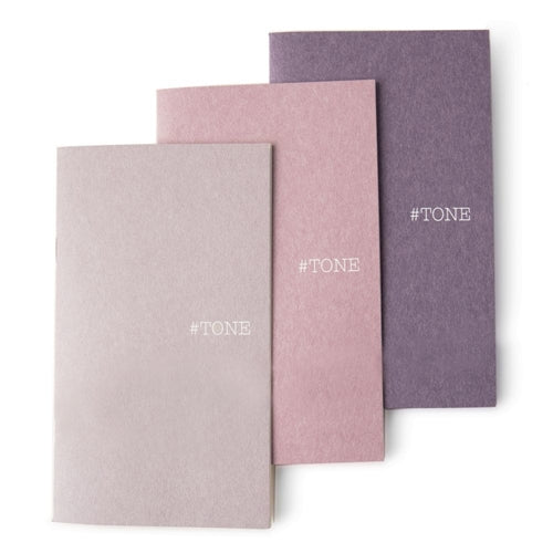 Etranger di Costarica Pocket Notebook Set - Purple Tones, Set of Three