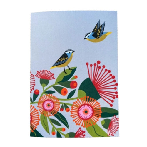 Little Hello Studio Greeting Card - Spotted Pardalotes
