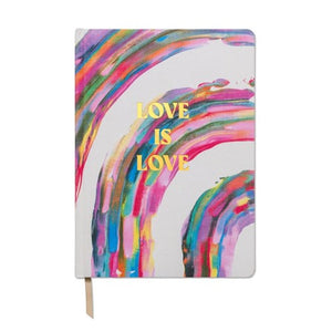 Designworks Ink Cloth Cover Notebook - Extra Large, Love is Love