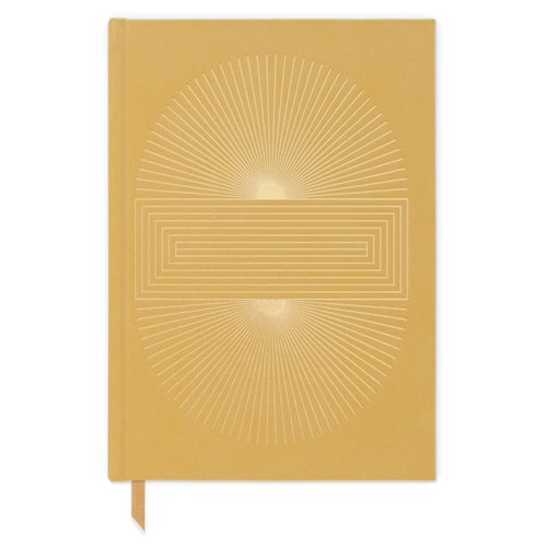 Designworks Cloth Cover Notebook - Medium, Ochre