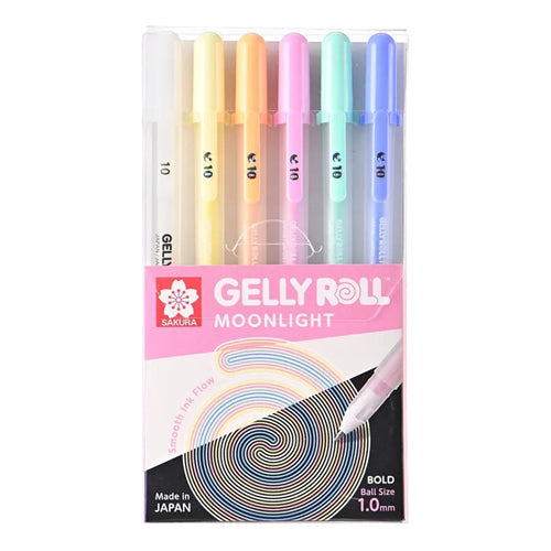 Sakura Gelly Roll Moonlight® - Pastels, Set of 6