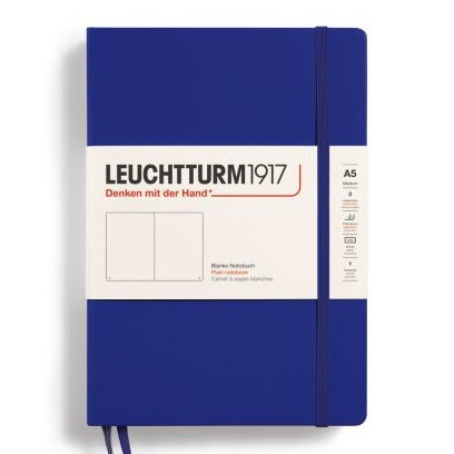 Leuchtturm1917 Notebook - Plain, A5, Ink