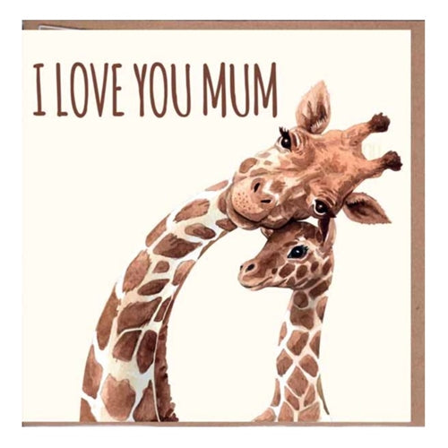 Paper Street Mother's Day Card - Giraffe Love