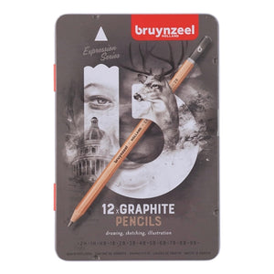 Bruynzeel Expression Graphite Pencils - Set of 12