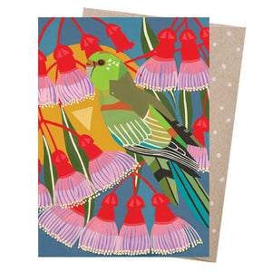 Helen Ansell Greeting Card - Mulga Parrot