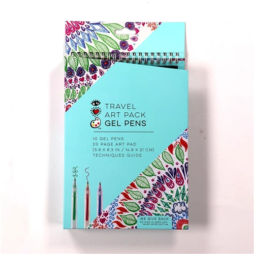 I Heart Art Travel Art Pack – Gel Pens