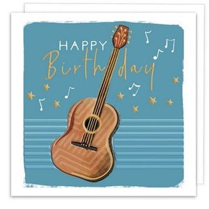Rosanna Rossi Greeting Card - Kirra Mini, Birthday Guitar