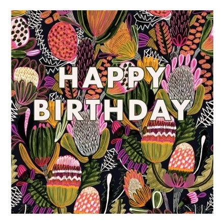 Kirsten Katz Birthday Card - Bush Bounty Birthday
