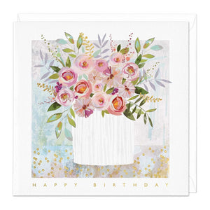 Whistlefish Greeting Card - Happy Birthday, Roses