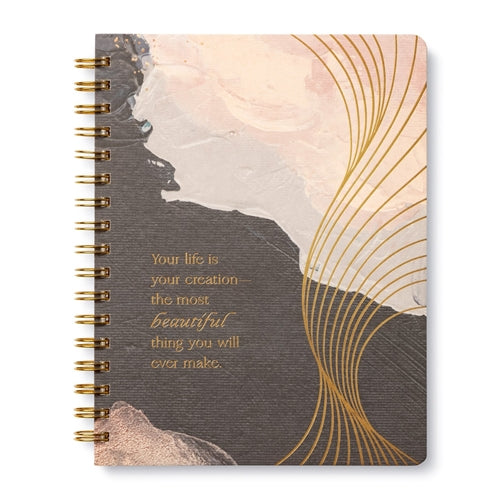 Compendium Spiral Journal - B5, Lined, Your Life Is...