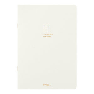 Midori MD Colour Notebook - A5, White, Dot Grid