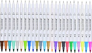 Studio Series Dual Tip Colouring Markers - Pastels, Set of 24