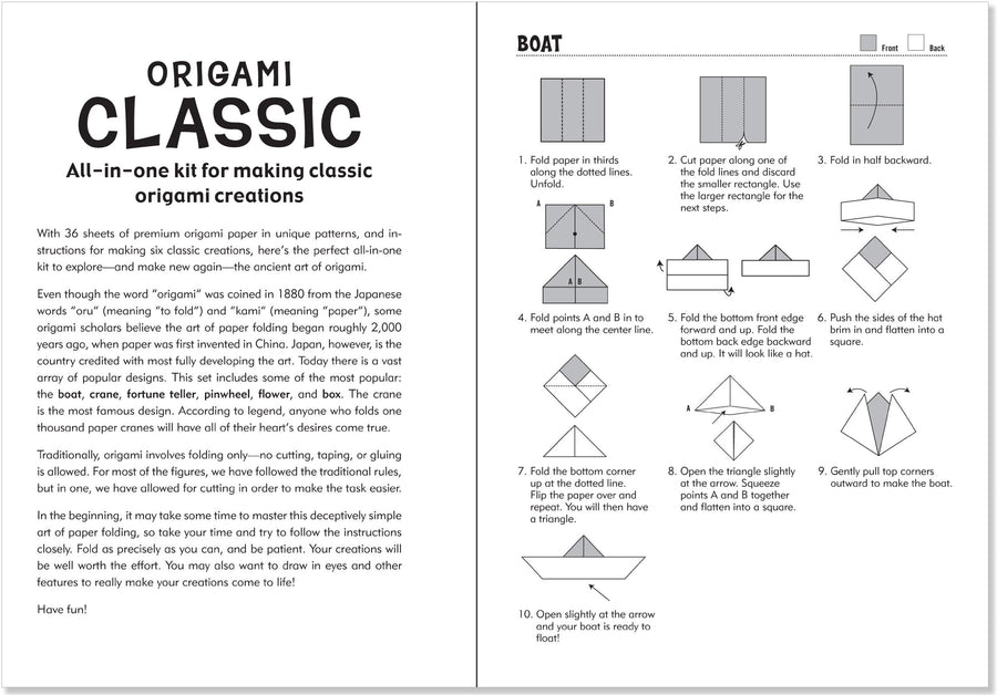 Origami Kit - Classic | Peter Pauper Press | Paperpoint Stationery South Melbourne