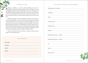 Wedding Planner Checklist - Eucalyptus