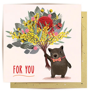 La La Land Greeting Card - Dear Bear