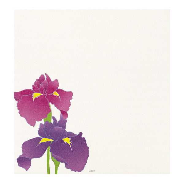 Midori Kami Letter Set - Paper Series - Summer, Flowers
