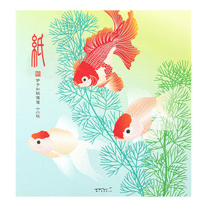 Midori Kami Letter Set - Paper Series - Summer, Goldfish