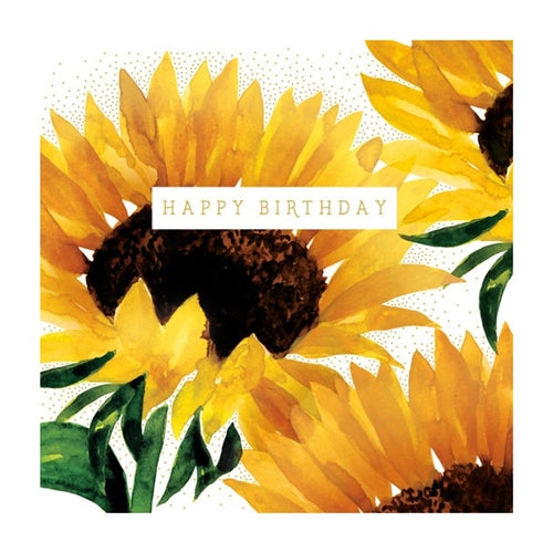 The Art File Birthday Card - Natural Phenomenon, Sunflowers