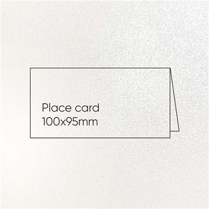 Place Cards - Sirio Pearl Ice White, Pack of 25