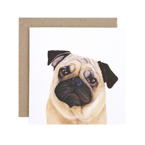 For Me By Dee Greeting Card - Pedro the Pug