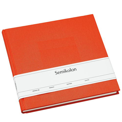 Semikolon Guest Book - Orange
