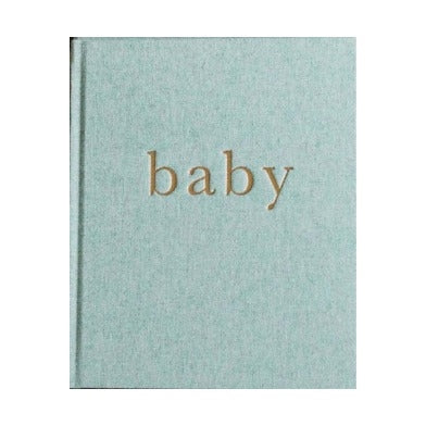 Write to Me Baby Journal - The First Year, Seafoam