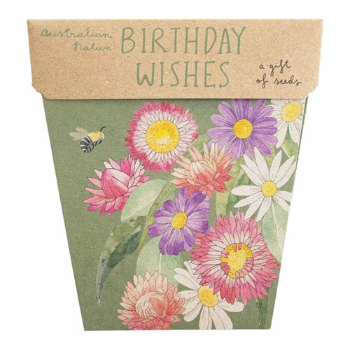 Gift of Seeds Card - Birthday Wishes