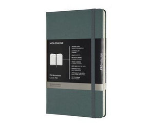 Moleskine Professional Hard Cover Notebook - Ruled, Large, Forest Green