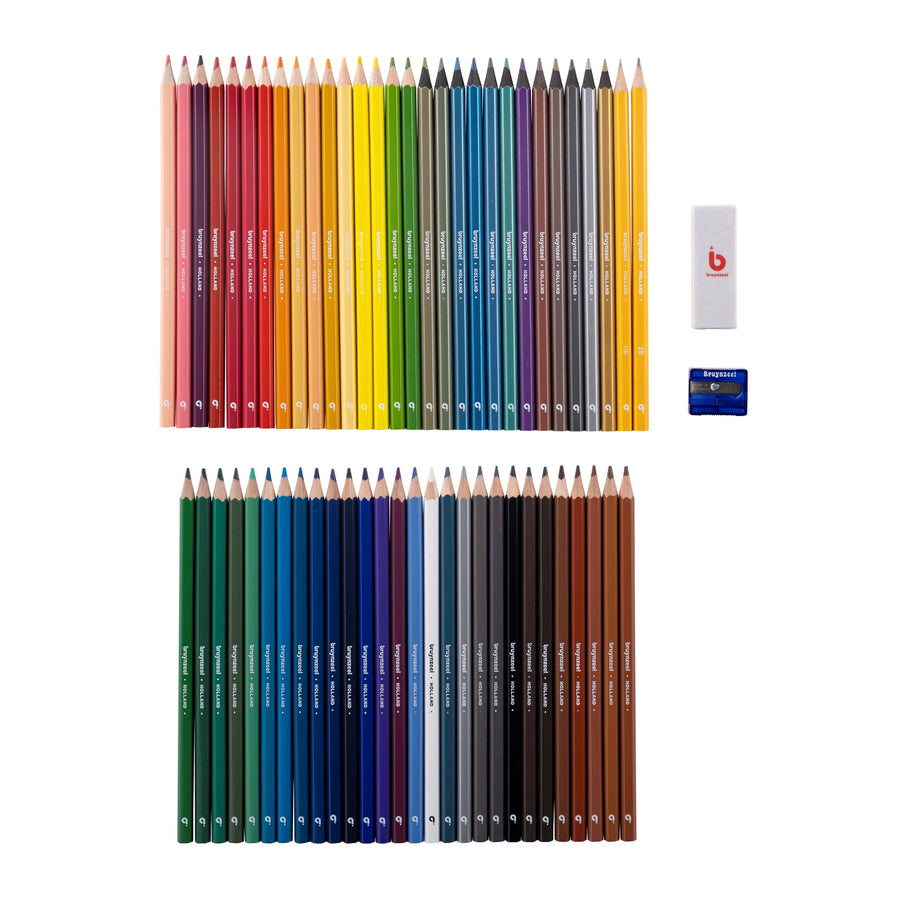 Bruynzeel Colouring and Drawing Set - Creative Artists, Set of 60