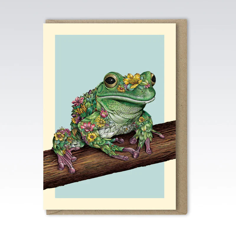 Marini Ferlazzo Greeting Card - Bushwalk Collection, Frog