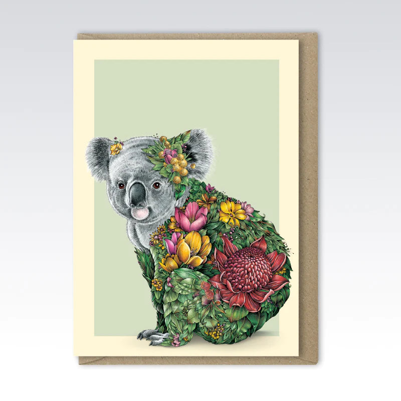 Marini Ferlazzo Greeting Card - Bushwalk Collection, Koala
