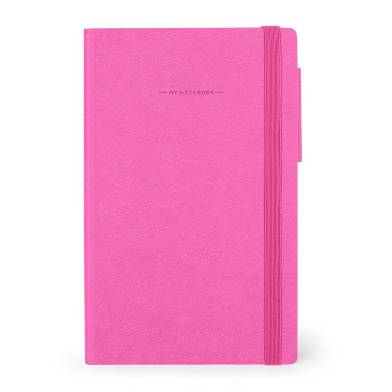 Legami My Notebook - Ruled, Medium, Bougainvillea Pink