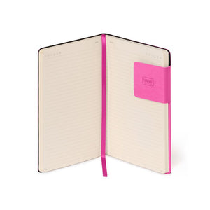 Legami My Notebook - Ruled, Medium, Bougainvillea Pink
