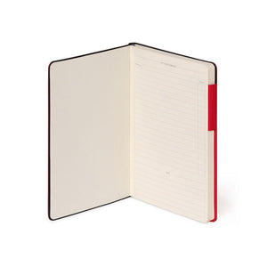 Legami My Notebook - Ruled, Medium, Red Passion