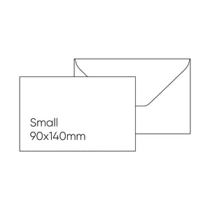 Etrusca Envelope - White, Small (90 x 140mm)